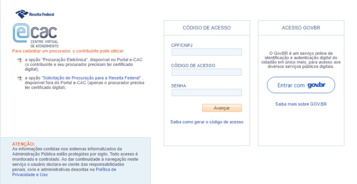 Consultar Situação Cadastral CPF